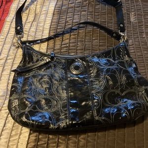 Authentic coach patent leather purse